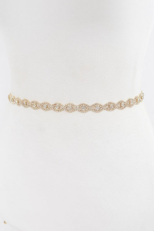 RHINESTONE FASHION BELT